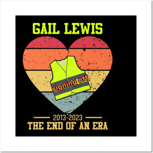 Gail Lewis You The End Of An Era Signing Off Posters and Art